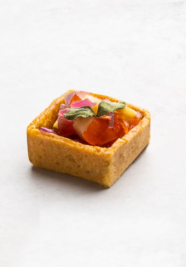 Salato - Tartelletta con trota affumicata